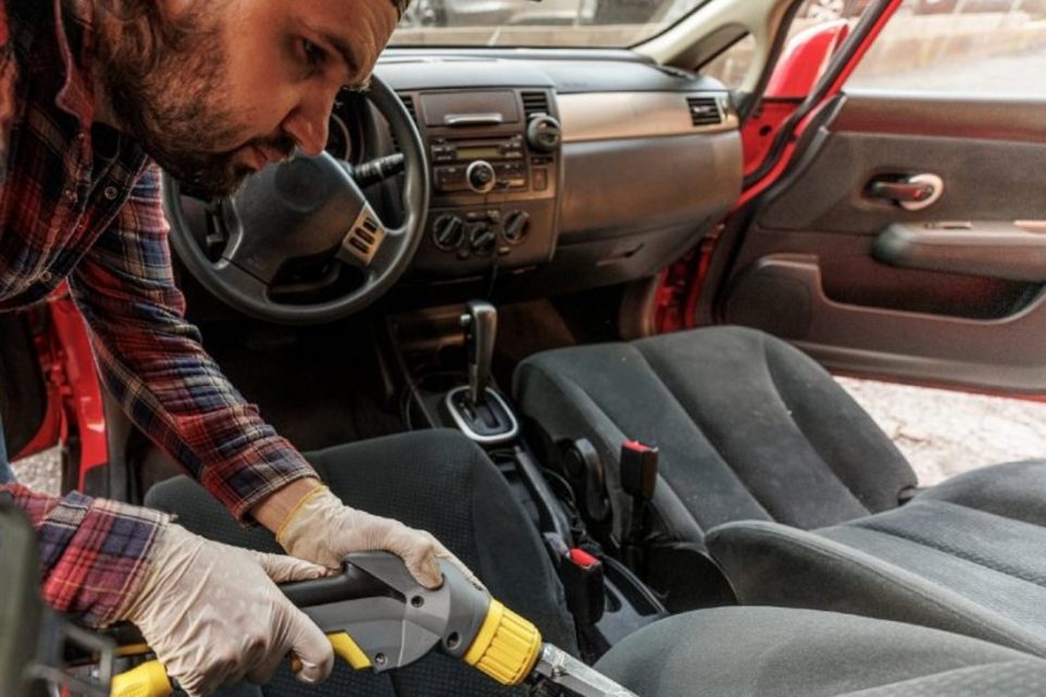 how to clean cloth car seats