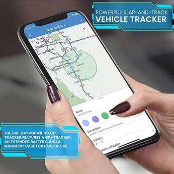 The Brickhouse Security car GPS tracker sold on Amazon